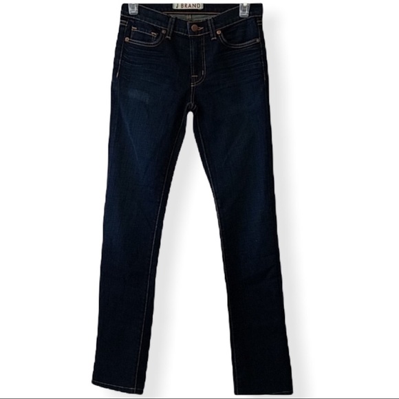 Vintage J Brand 2000’s Straight Leg Blue Jeans Dark Wash - Picture 1 of 6